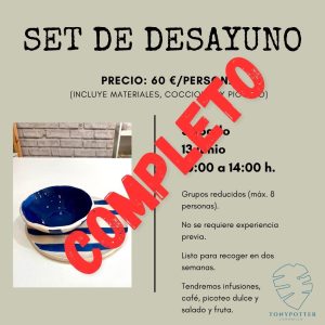 Taller Set de Desayuno  •  Sábado 13 Junio